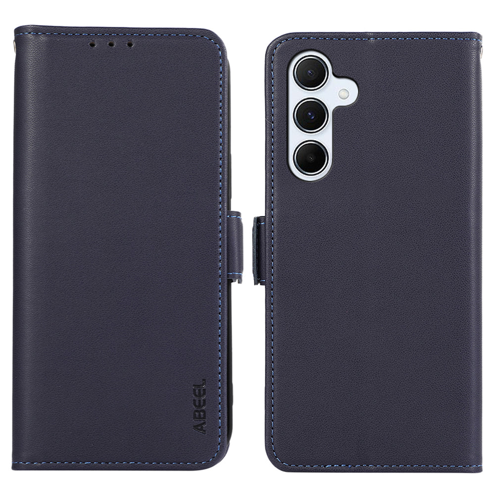ABEEL For Samsung Galaxy A14 4G / 5G Leather Case RFID Blocking Wallet Stand Phone Cover ABEEL For Samsung Galaxy A14 4G / 5G Leather Case RFID Blocking Wallet Stand Phone Cover